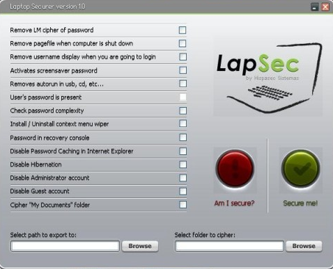 LapSec Asegura tu Laptop con un Click