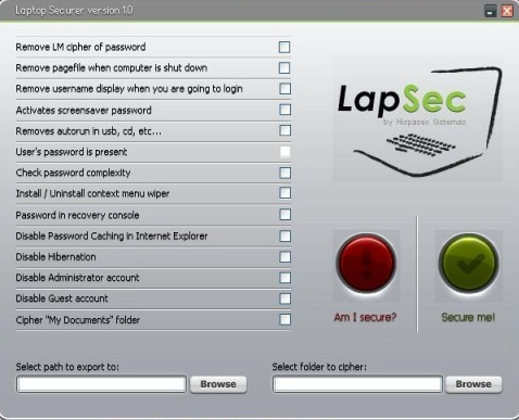 LapSecss LapSec   Asegura tu Laptop con un Click