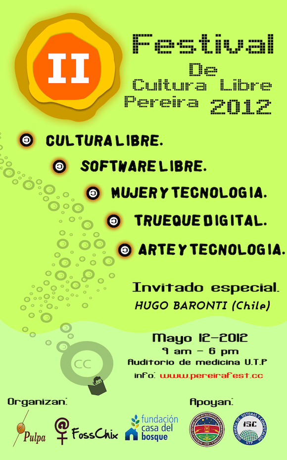 invitación invitacion 2do Festival de Cultura Libre y Software Libre
