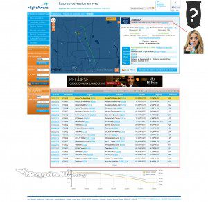 Itinerario de Shakira 300x291 Los aviones de los famosos no son tan privados