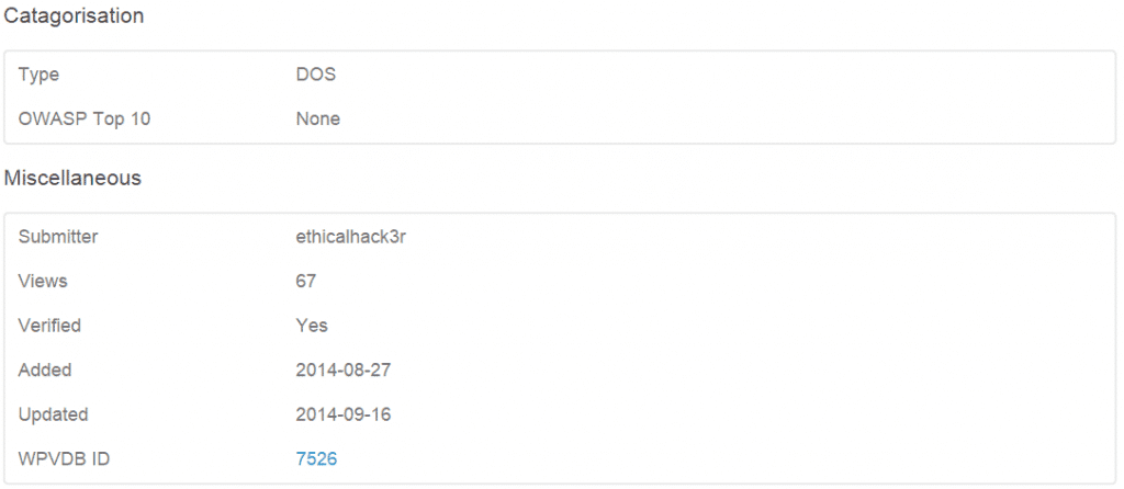 WPScan Vulnerability Database Captura7 1024x446 WPScan Vulnerability Database