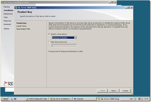 Descripción: ProductKey