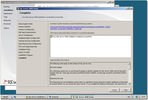 Descripción: Finish
