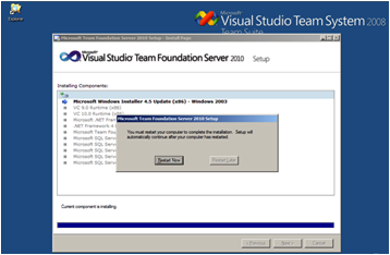 Instalación de TFS, SQL Server 2008 y SDL