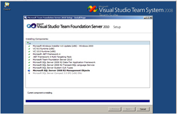 Instalación de TFS, SQL Server 2008 y SDL