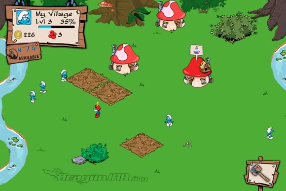 SmurfBerry Gratis, Free Smurfs Village iPhone, iPad, iPod Touch