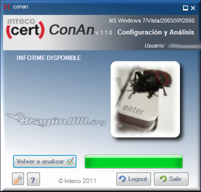 CONAN – Herramienta para Análisis de Seguridad en equipos Windows