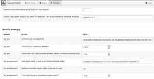 SpiderFoot obteniendo información de un dominio web 46 SpiderFoot obteniendo información de un dominio web