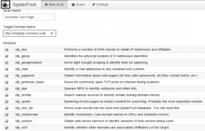 SpiderFoot obteniendo información de un dominio web 48 SpiderFoot obteniendo información de un dominio web