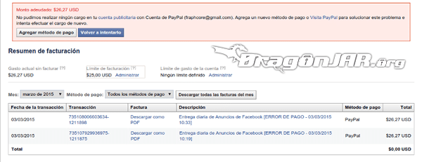 Skipping valid payment (SVP) en Facebook 5 Skipping Valid Payment - 5
