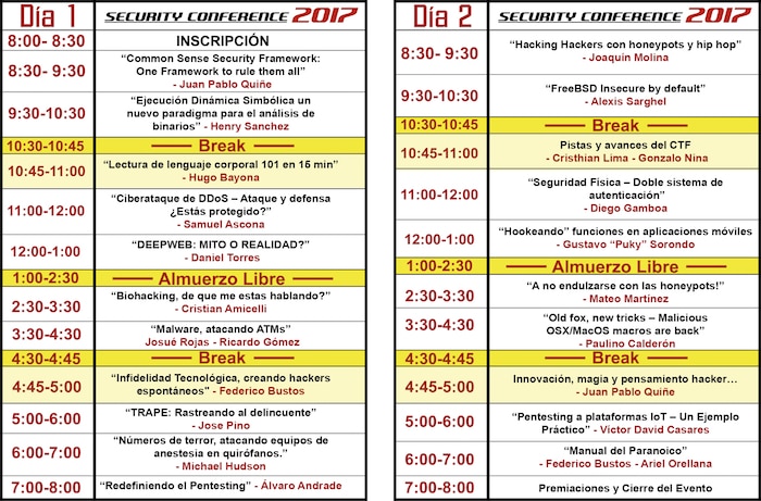 Novedades del DragonJAR Security Conference 2017 2 Novedades del DragonJAR Security Conference 2017