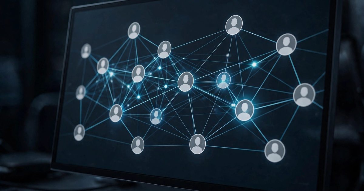 Grafo de relaciones entre personas en un análisis forense digital